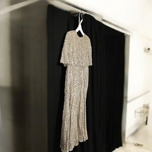 Elegant Sequin Evening Gown